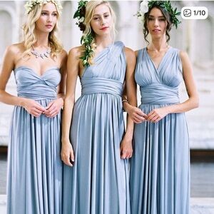 David’s Bridal Convertible maxi dress